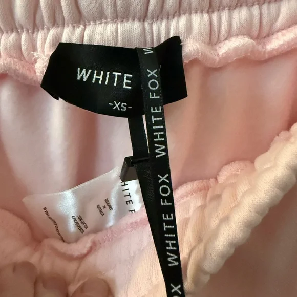 NWT White Fox Test Drive Sweatpants in size XS color Icy Pink - Picture 4 of 6